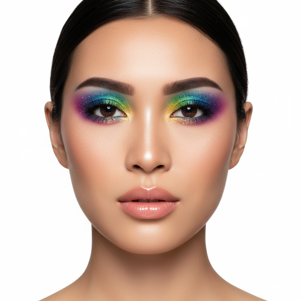 Eye Makeup 1 - Rainbow Glam