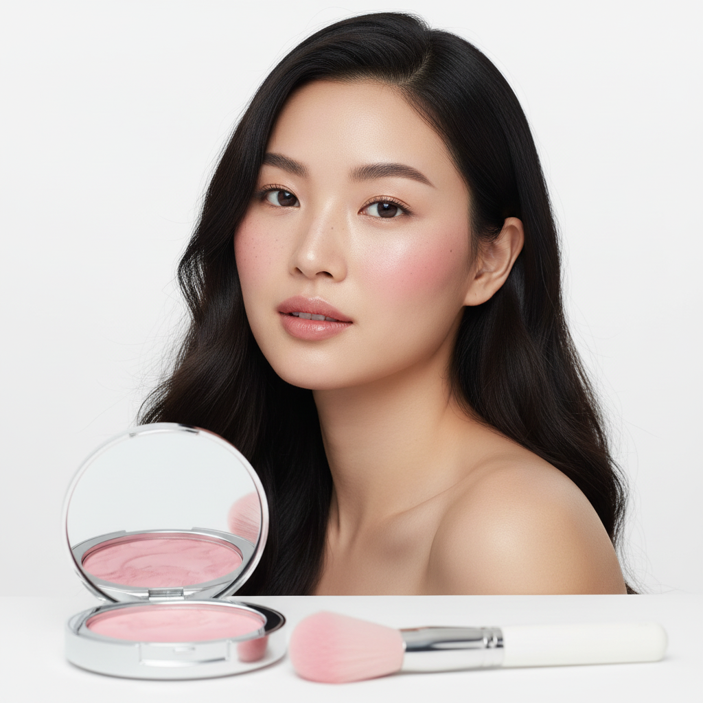 Natural Blush Makeup Look